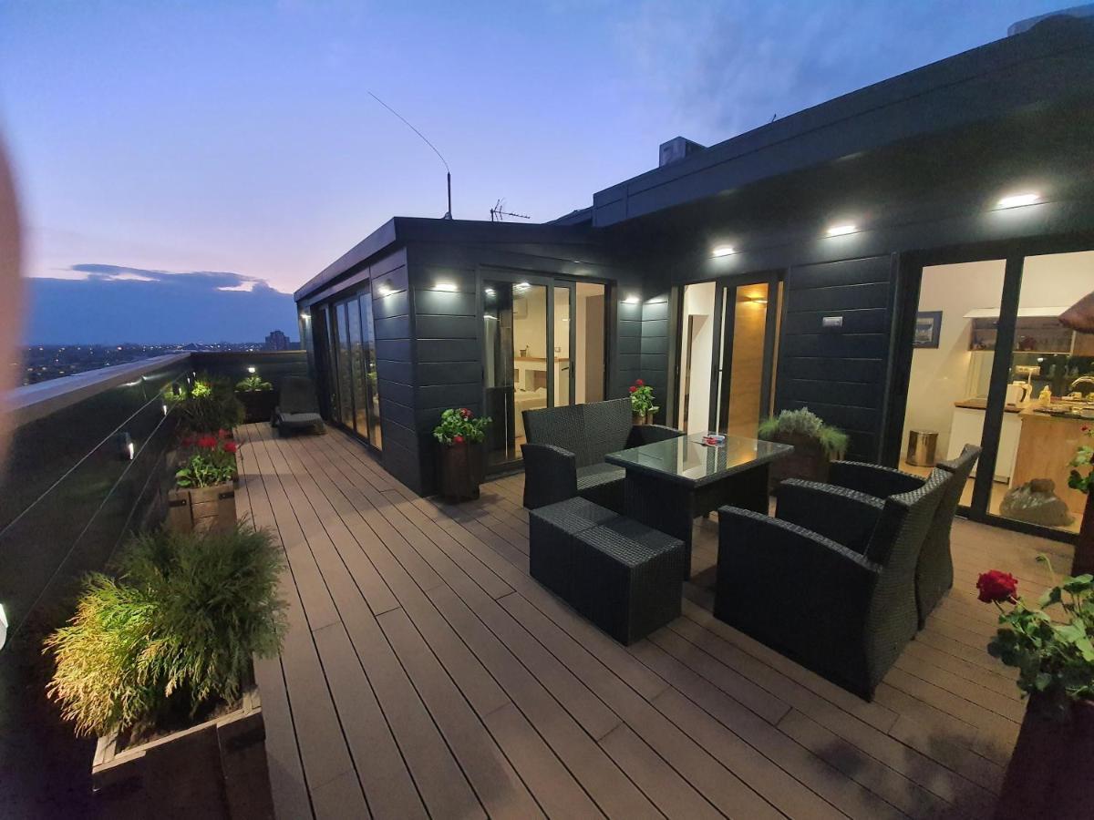Appartamento Penthouse Lux Belgrado Esterno foto