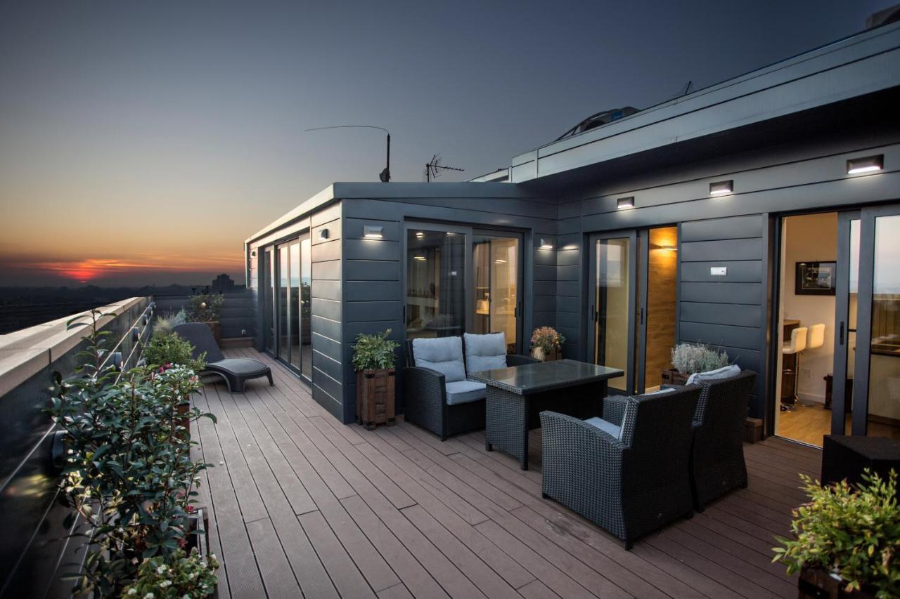Appartamento Penthouse Lux Belgrado Esterno foto