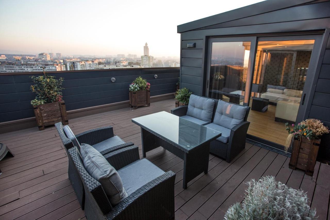 Appartamento Penthouse Lux Belgrado Esterno foto